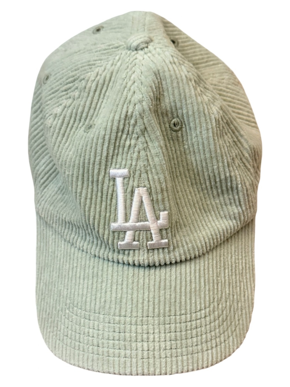 LA Dodgers Corduroy Hat Seafoam Mint Green -47 Brand - Picture 3 of 8